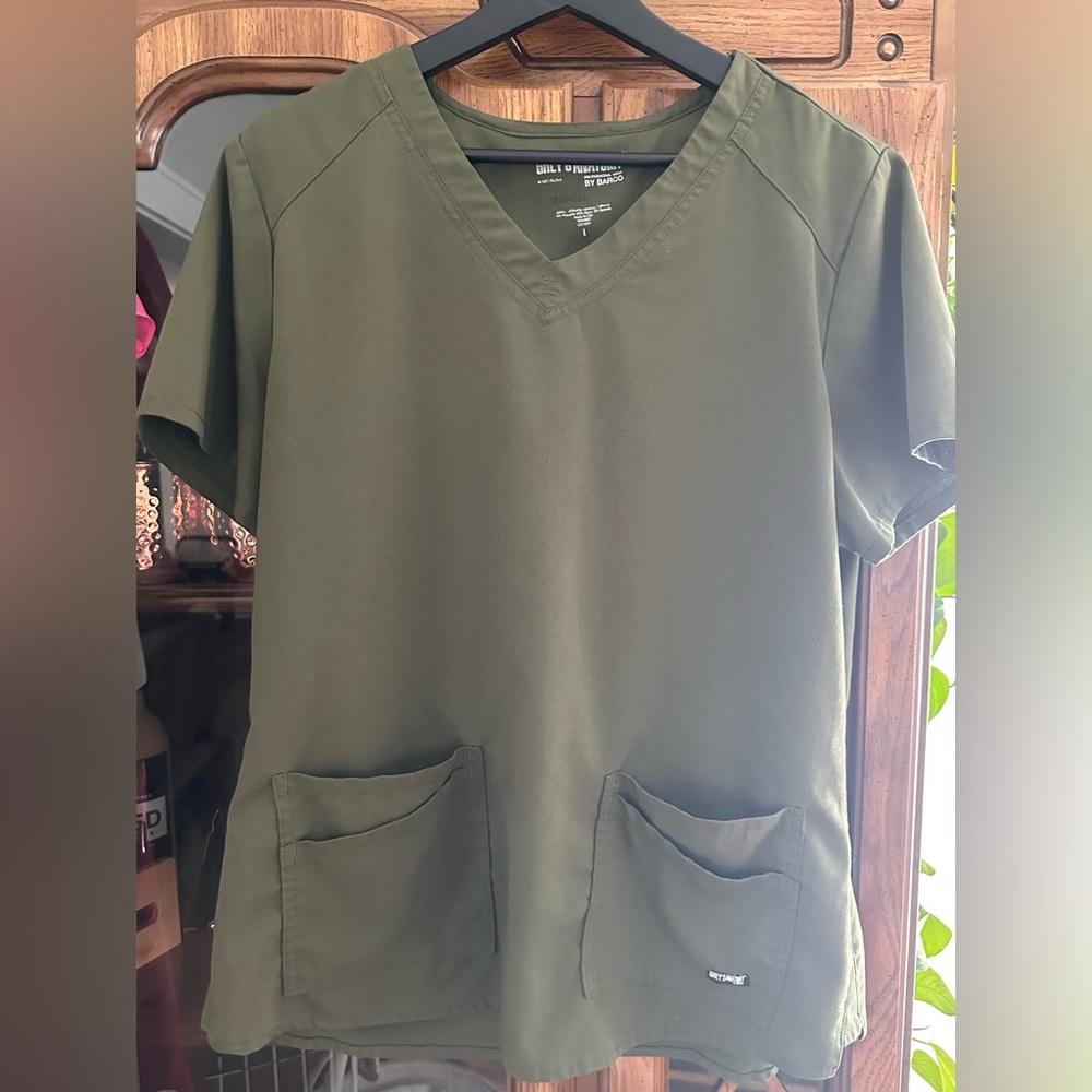 Olive Green Grey’s Anatomy Scrub Set